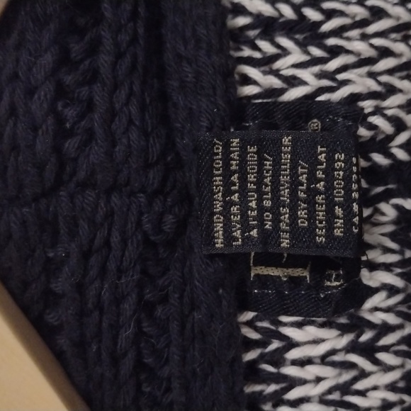 PURE tunic length hand knit cotton sweater, size M/L - Picture 6 of 6